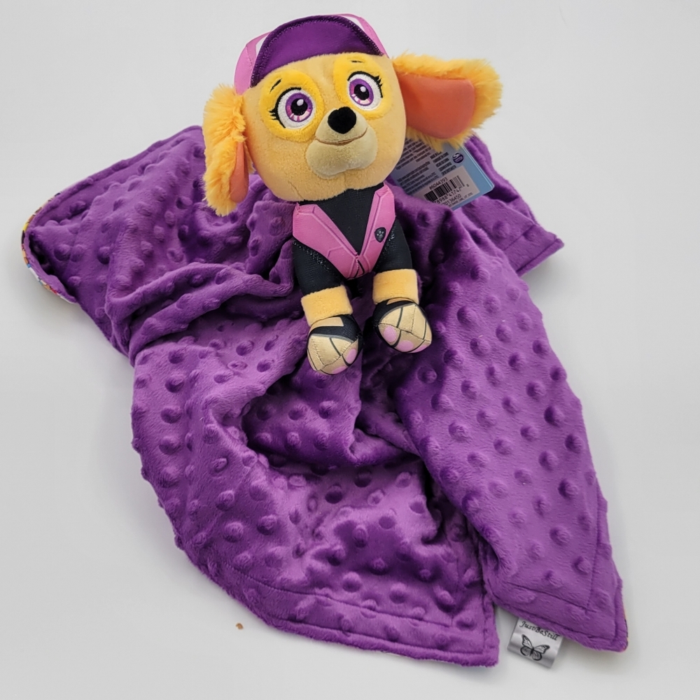 Lovey Skye Plush Security Blanket for kids Lovey Plush blanket